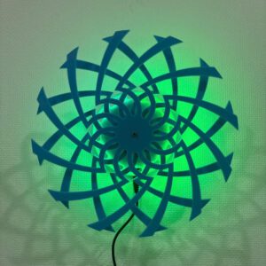 Vòng quay ảo giác LED RGB Dynamic Space